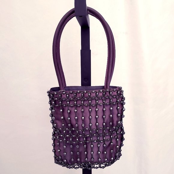 N/A Handbags - Purple satin evening purse